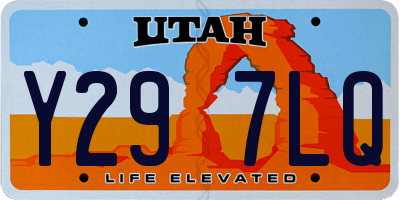 UT license plate Y297LQ