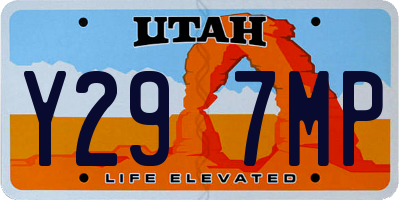 UT license plate Y297MP