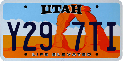 UT license plate Y297TI