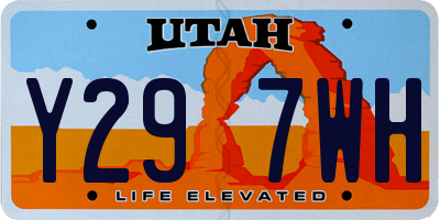 UT license plate Y297WH