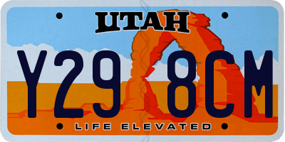 UT license plate Y298CM