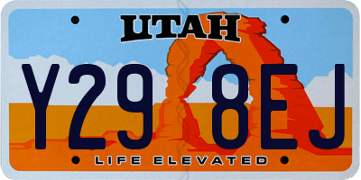 UT license plate Y298EJ
