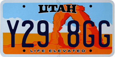 UT license plate Y298GG