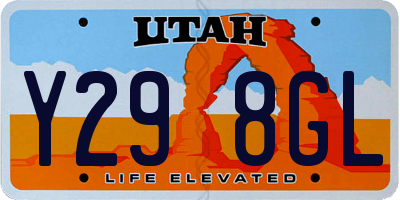 UT license plate Y298GL