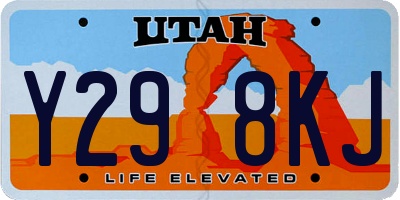 UT license plate Y298KJ