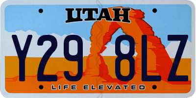 UT license plate Y298LZ