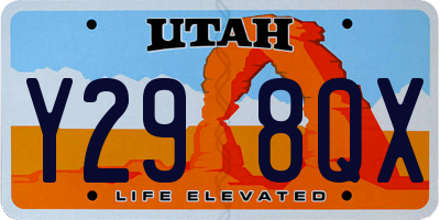 UT license plate Y298QX
