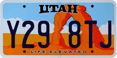 UT license plate Y298TJ