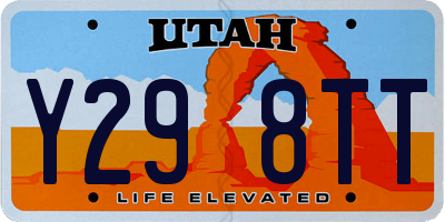 UT license plate Y298TT