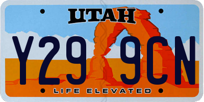 UT license plate Y299CN