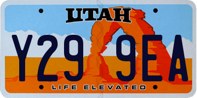 UT license plate Y299EA