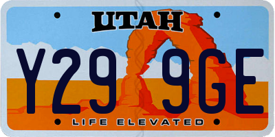 UT license plate Y299GE