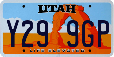 UT license plate Y299GP