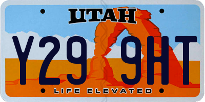 UT license plate Y299HT
