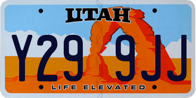UT license plate Y299JJ