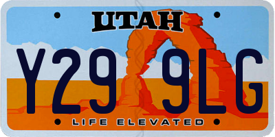 UT license plate Y299LG