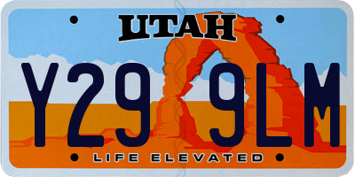UT license plate Y299LM