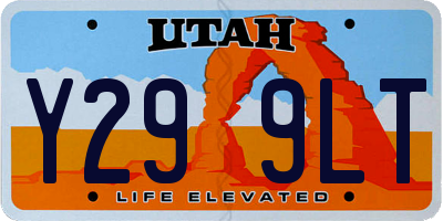 UT license plate Y299LT