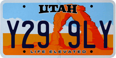 UT license plate Y299LY