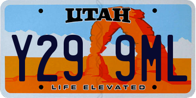 UT license plate Y299ML