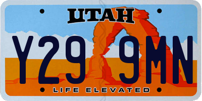 UT license plate Y299MN