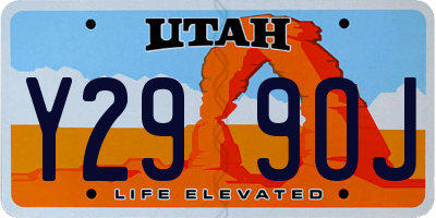UT license plate Y299OJ