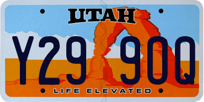 UT license plate Y299OQ