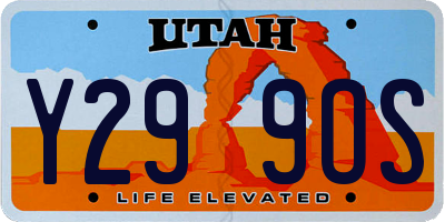 UT license plate Y299OS