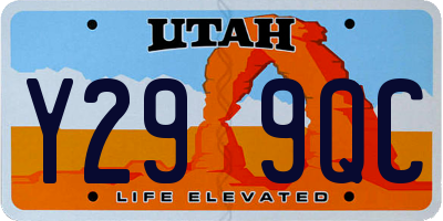 UT license plate Y299QC