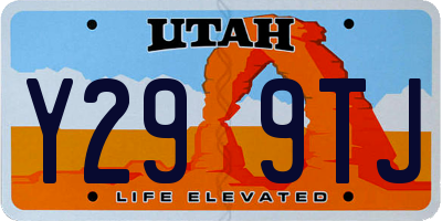 UT license plate Y299TJ