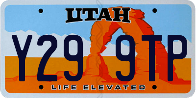 UT license plate Y299TP