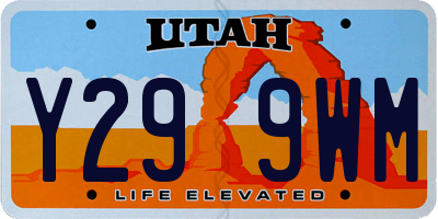 UT license plate Y299WM