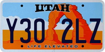 UT license plate Y302LZ