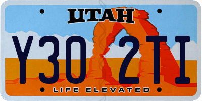 UT license plate Y302TI