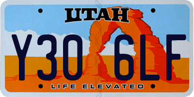 UT license plate Y306LF