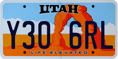 UT license plate Y306RL