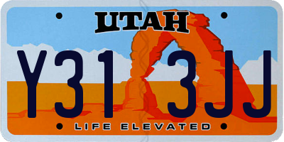 UT license plate Y313JJ