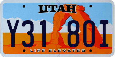 UT license plate Y318OI