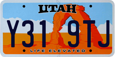 UT license plate Y319TJ