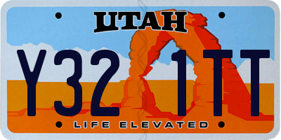 UT license plate Y321TT