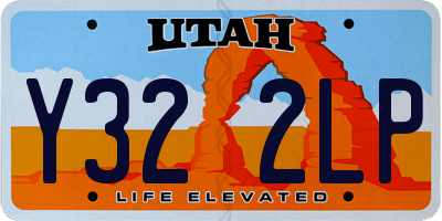 UT license plate Y322LP