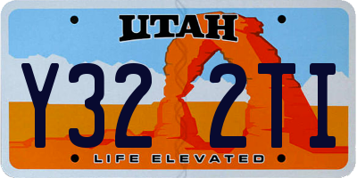 UT license plate Y322TI