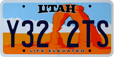 UT license plate Y322TS