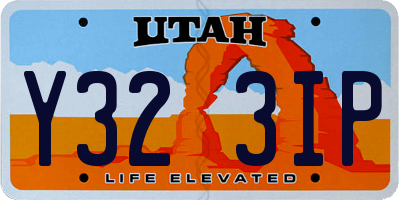 UT license plate Y323IP
