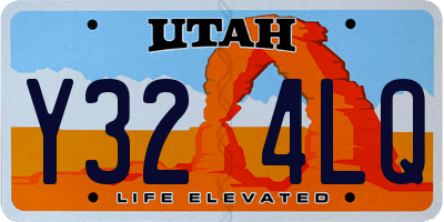 UT license plate Y324LQ