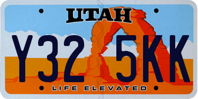 UT license plate Y325KK