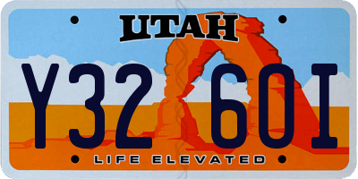 UT license plate Y326OI