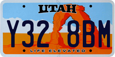 UT license plate Y328BM