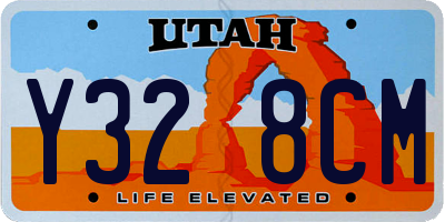 UT license plate Y328CM
