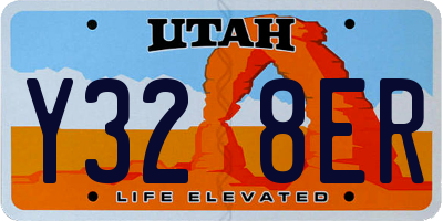 UT license plate Y328ER